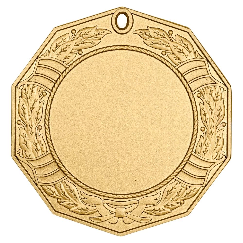 Реальное фото Медаль MZ 40-80/GM (D-80мм, D-50мм, s-2,5мм) от магазина СпортЕВ
