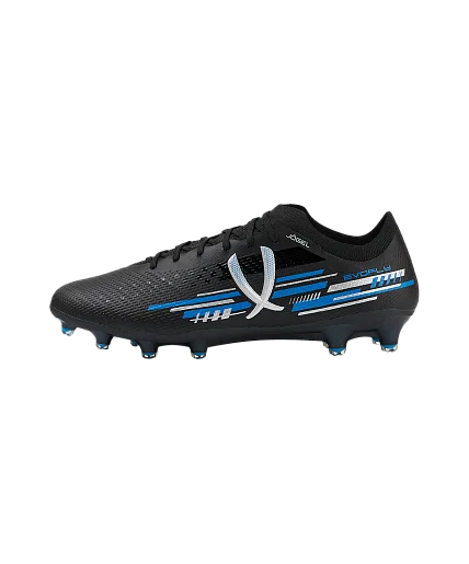 Бутсы Jogel Evofly FG Pro черный/голубой 4191 Реальное фото Бутсы Jogel Evofly FG Pro черный/голубой 4191 от магазина Спортев