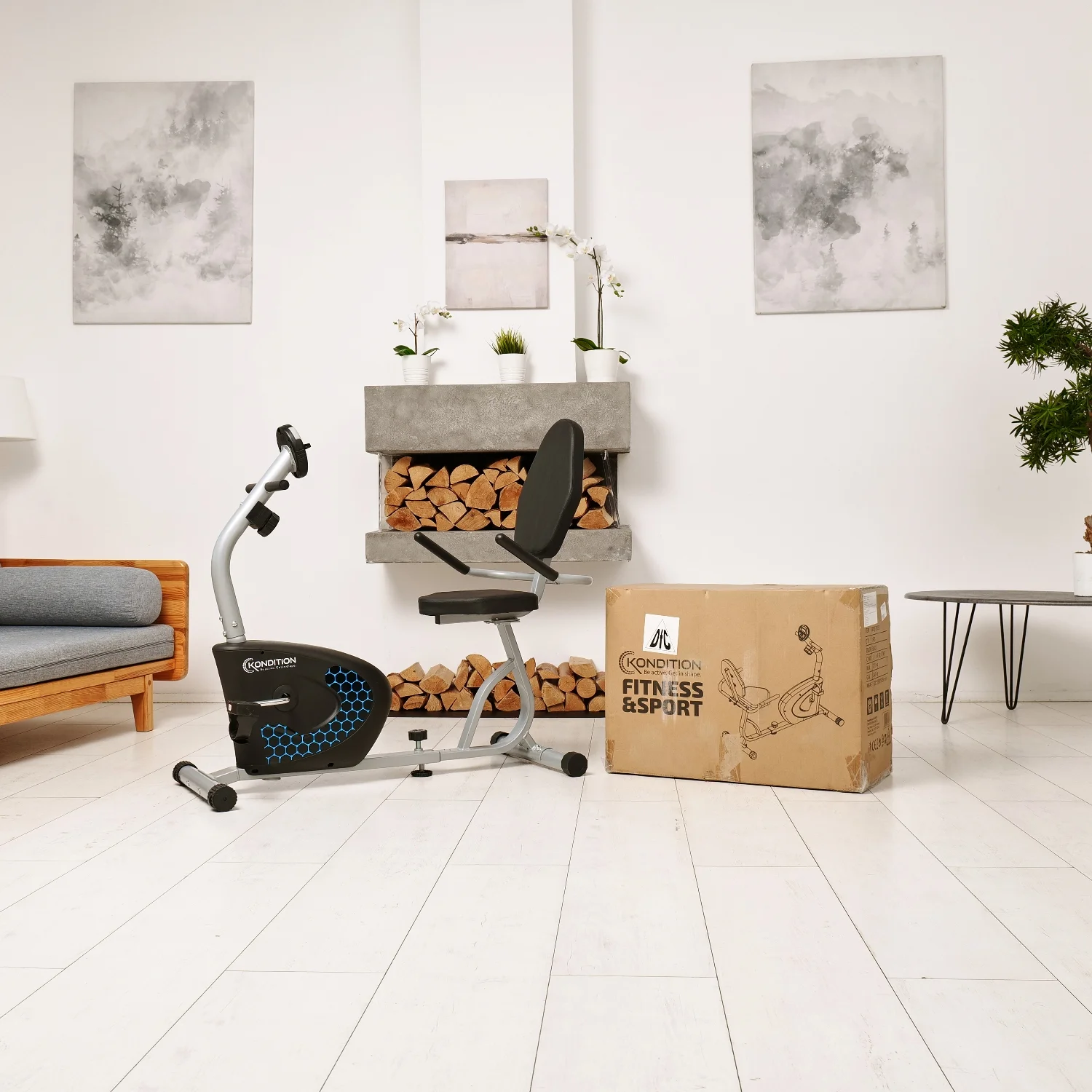 Реальное фото Велотренажер DFC GBYQ-2309D от магазина Спортев