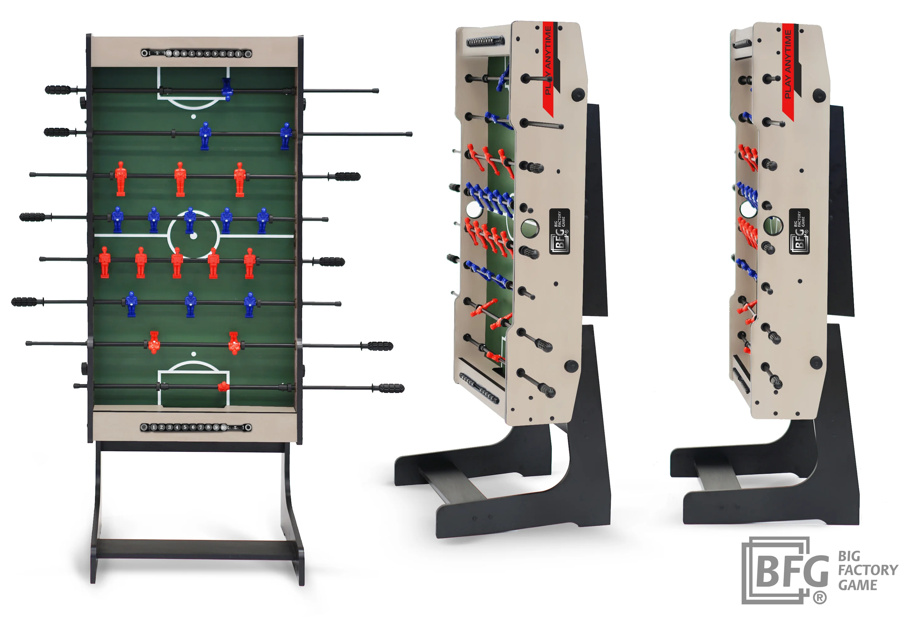 Реальное фото Настольный футбол / Кикер BFG Compact 48 (Сохо-дарк) от магазина Спортев