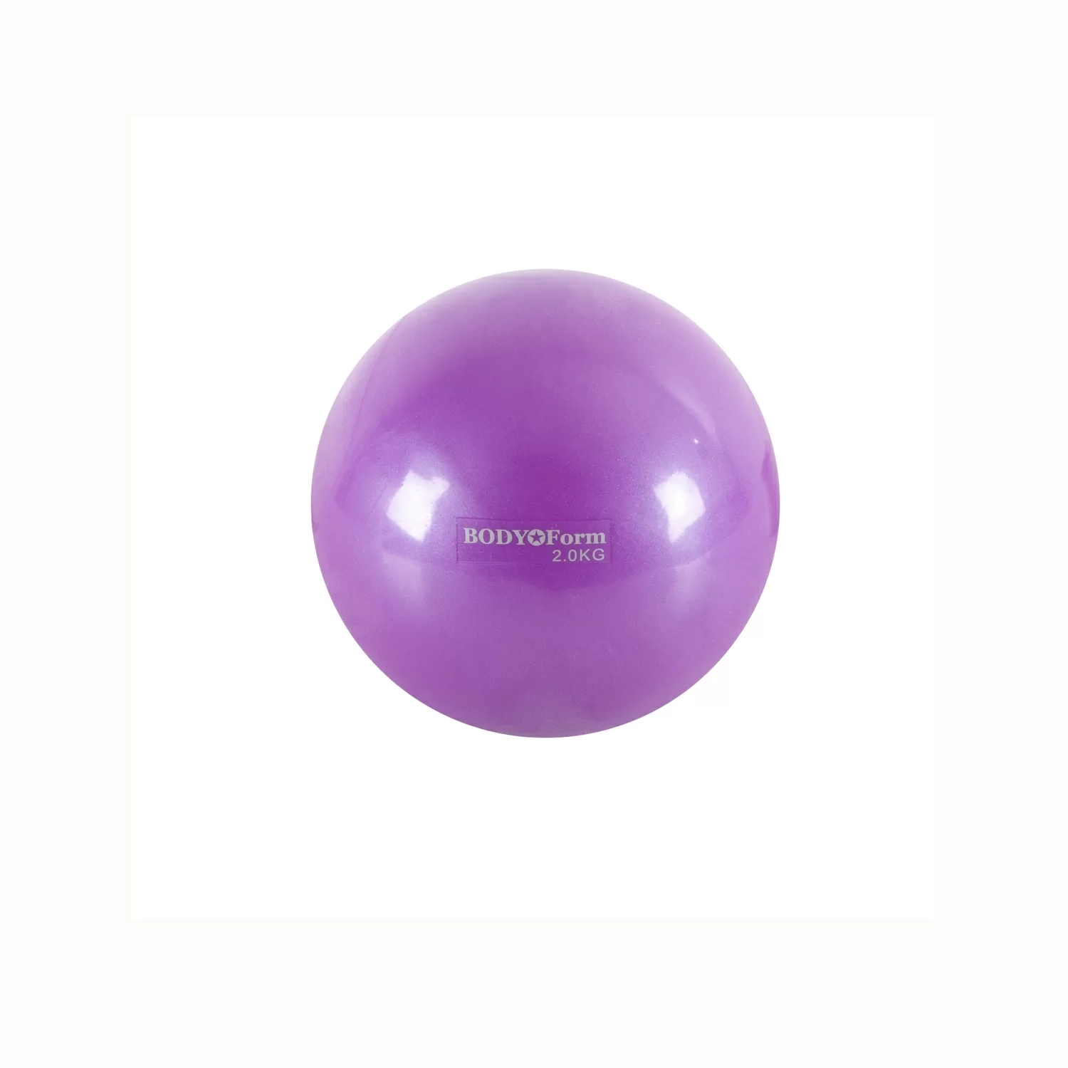 Реальное фото Мяч для пилатеса Body Form  2кг/13см violet BF-TB01 от магазина СпортЕВ