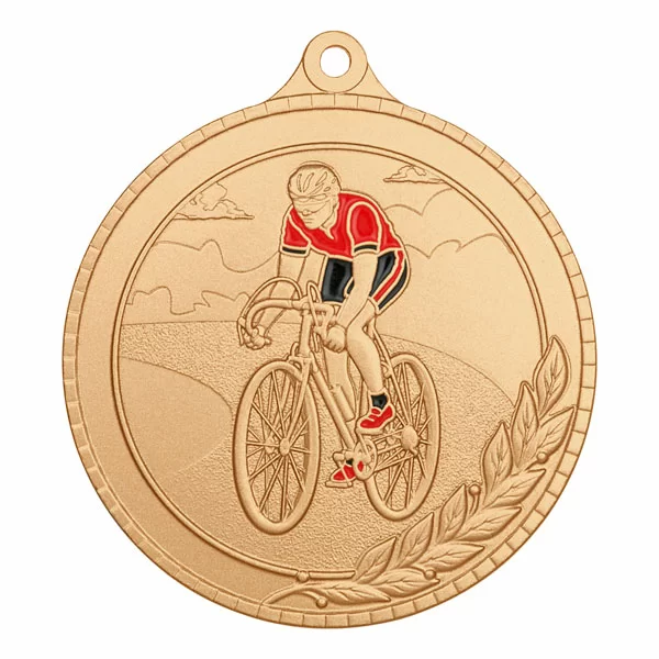 Реальное фото Медаль MZP 591-55/В велоспорт (D-55мм, s-2 мм) от магазина Спортев