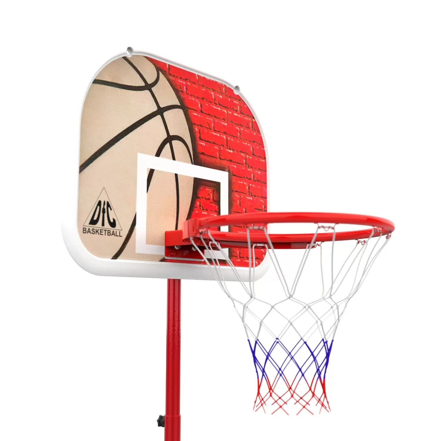 Реальное фото Мобильная баскетбольная стойка DFC KIDSRW от магазина СпортЕВ