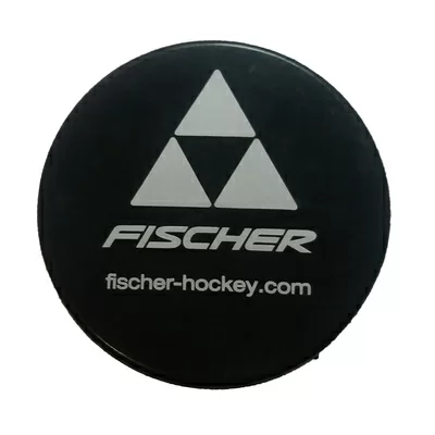 Реальное фото Шайба хоккейная Fischer Official game logo SR взрослая H05114 от магазина СпортЕВ