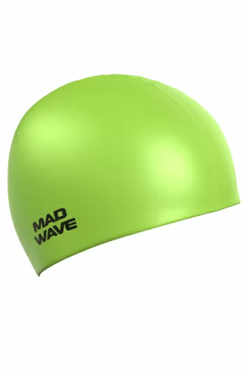 Реальное фото Шапочка для плавания Mad Wave Light Big L yellow M0531 13 2 06W от магазина СпортЕВ