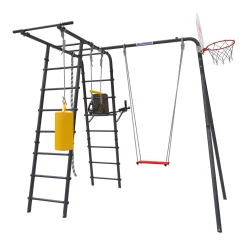 ROMANA Спорт (антрацит) (с фанерными качелями) 103.20.07+1.Д-26.00