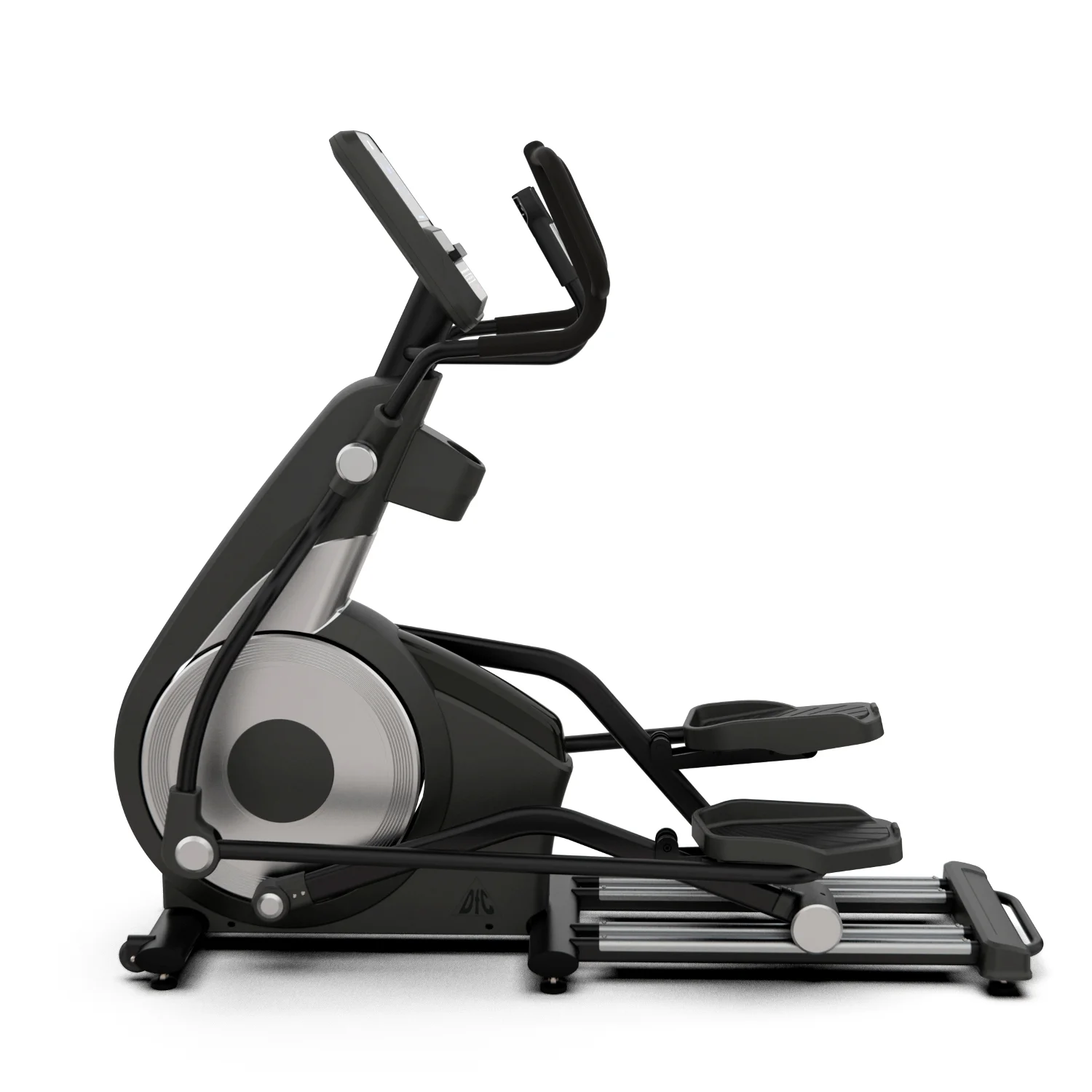 Реальное фото Эллиптический тренажер DFC E108T магн.эл.привод от магазина Спортев