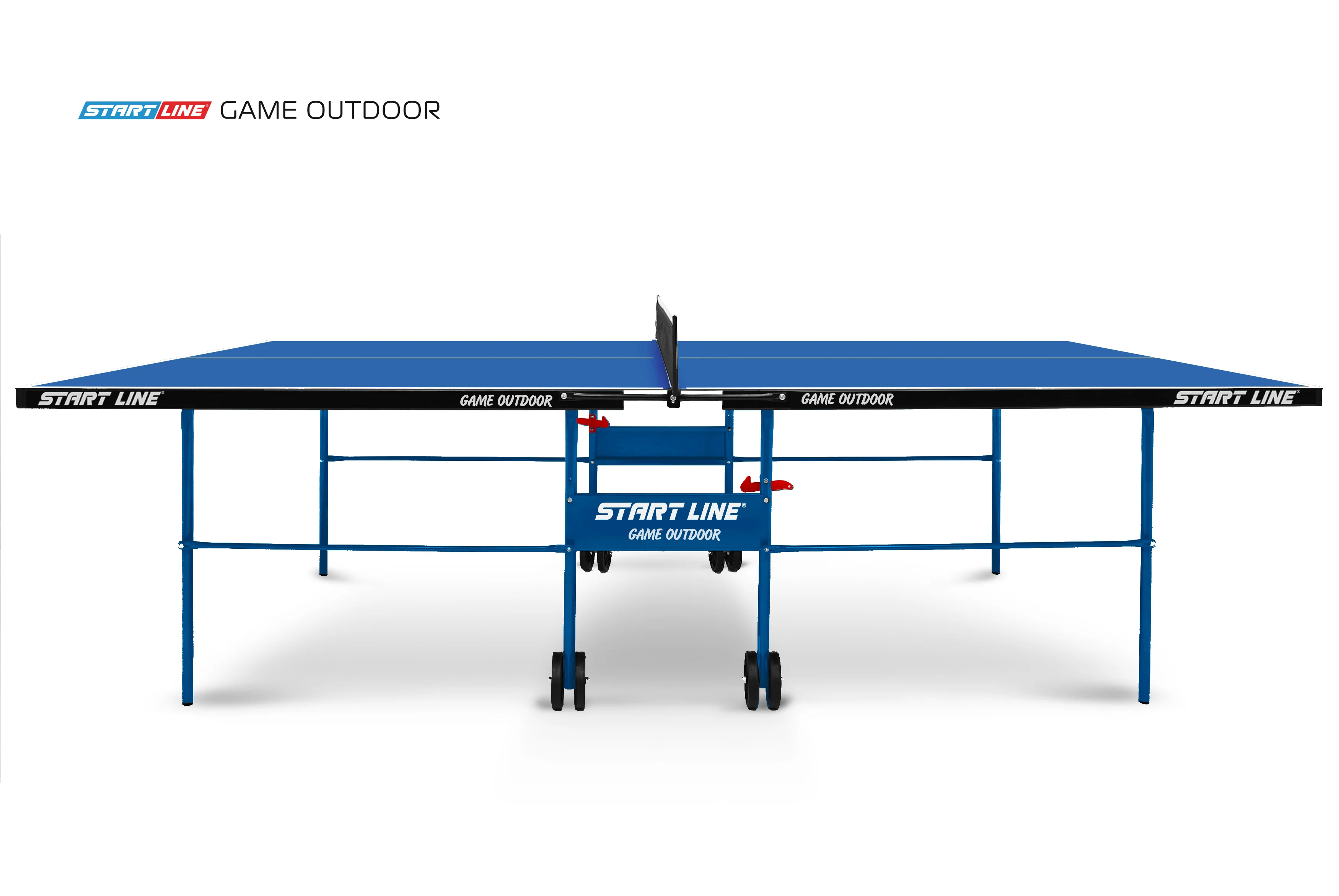 Реальное фото Стол теннисный Game Всепогодный с сеткой Синий от магазина Спортев