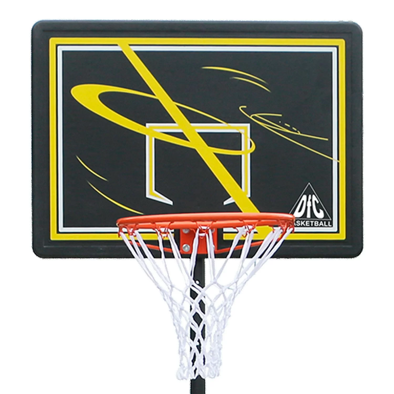 Реальное фото Мобильная баскетбольная стойка DFC 80х58см п/э KIDSD2 от магазина СпортЕВ