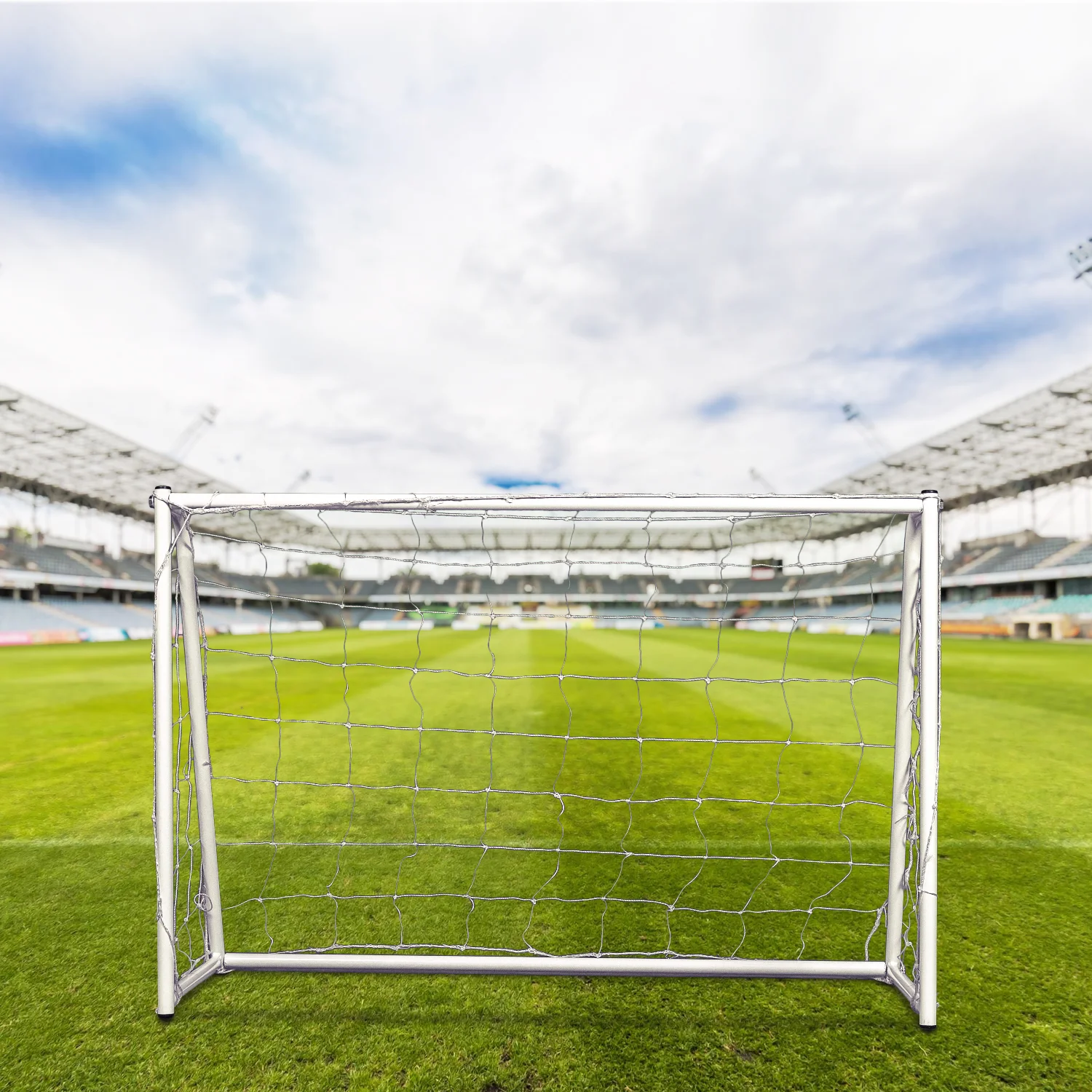 Реальное фото Ворота игровые DFC GOAL120T 120x80x55cm с тентом для отрабатывания ударов от магазина Спортев