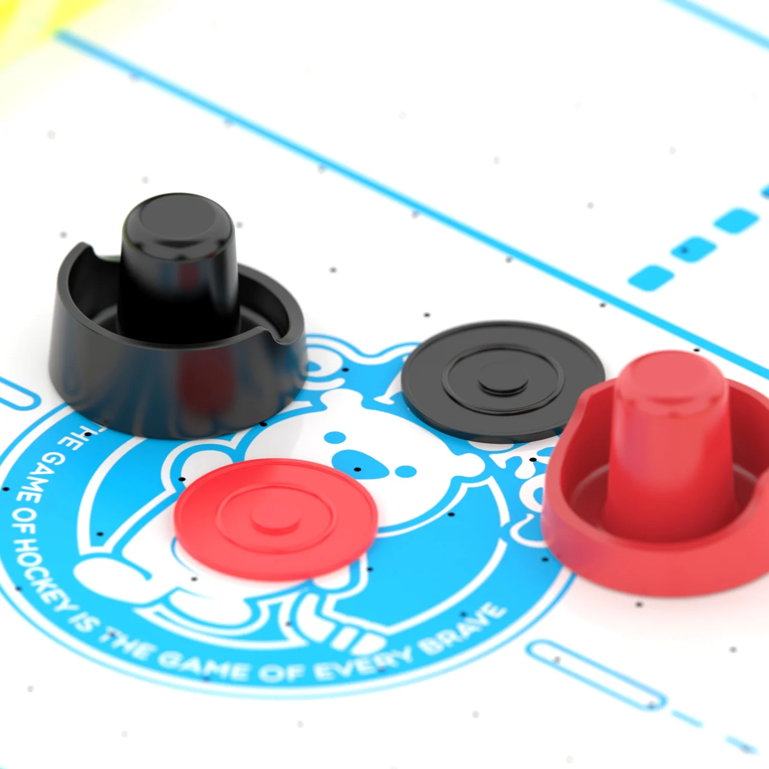 Реальное фото Игровой стол - аэрохоккей DFC SB-AT-3001 от магазина Спортев