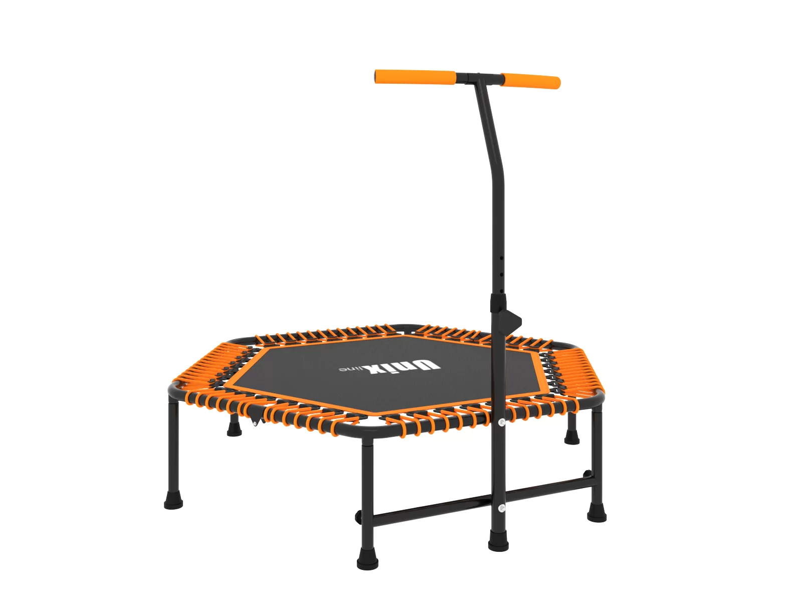 Реальное фото Батут спортивный UNIX Line FITNESS Orange (130 cm) от магазина Спортев
