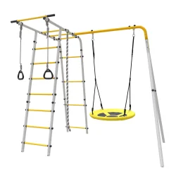 ROMANA Полянка (желтый/серый) (Качели гнездо 80см) 103.26.07+1.Д-26.04