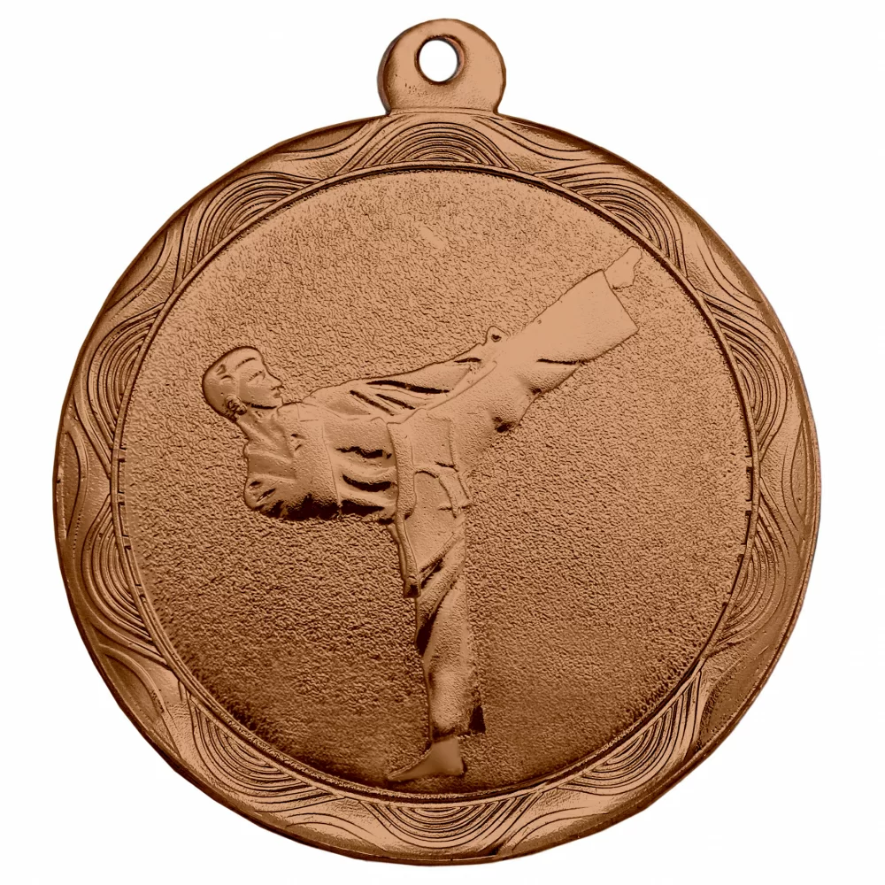 Реальное фото Медаль MZ 62-50/В тхэквондо (D-50 мм, s-2,5 мм) от магазина Спортев