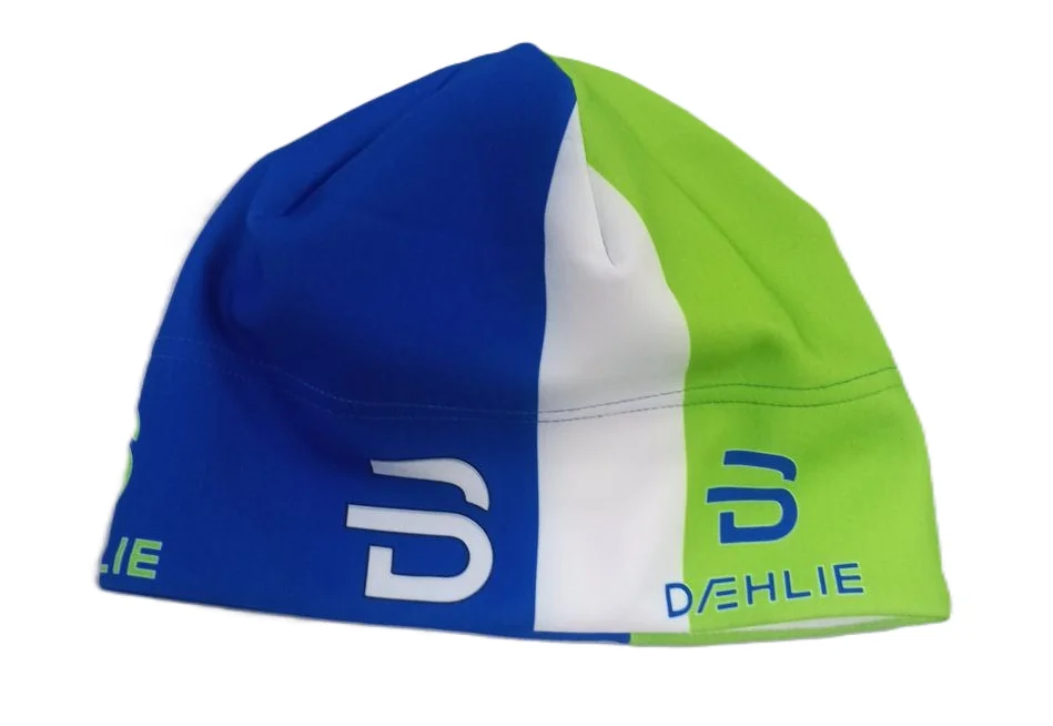 Реальное фото Шапка гоночная с лого BD салатовый от магазина Спортев