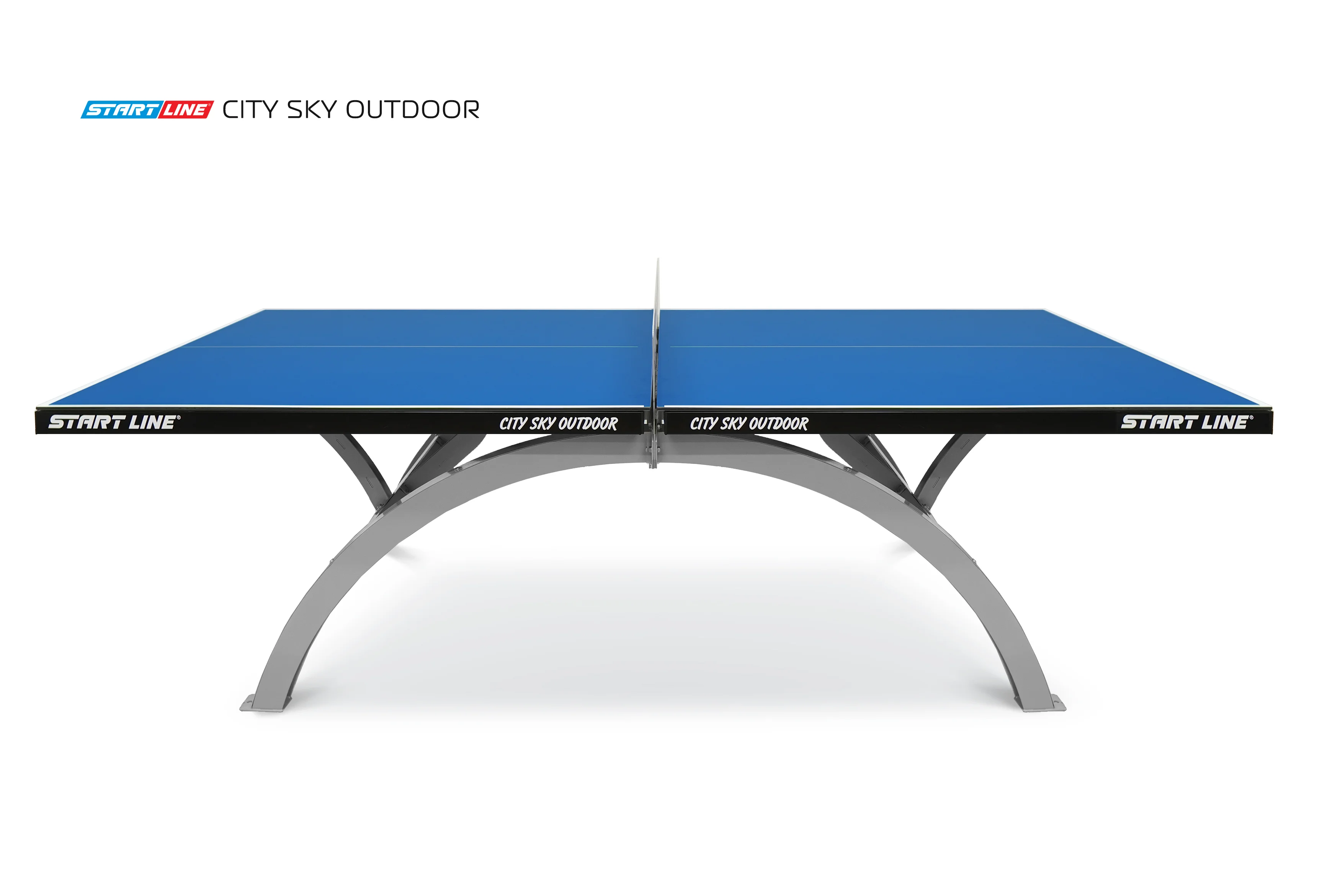 Реальное фото Стол теннисный City SKY Всепогодный Синий от магазина Спортев
