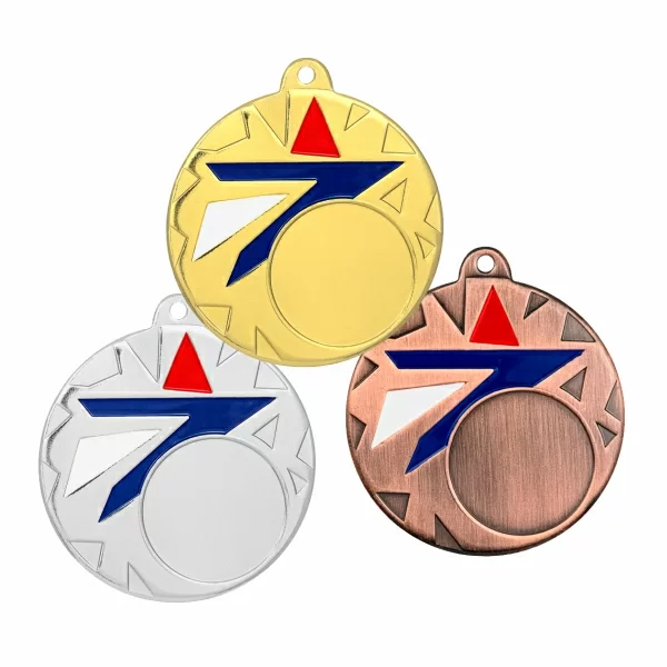 Реальное фото Комплект медалей MZ 119-50 (D-50мм, s-2мм) (G/S/B) от магазина СпортЕВ