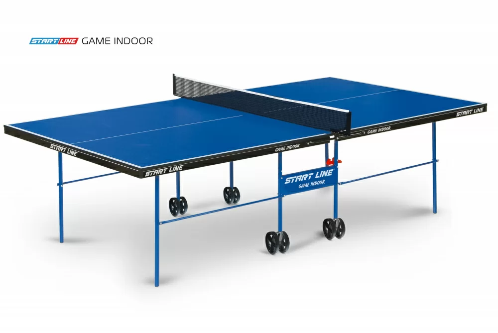 Реальное фото Теннисный стол Start Line Game Indoor blue 6031 от магазина СпортЕВ