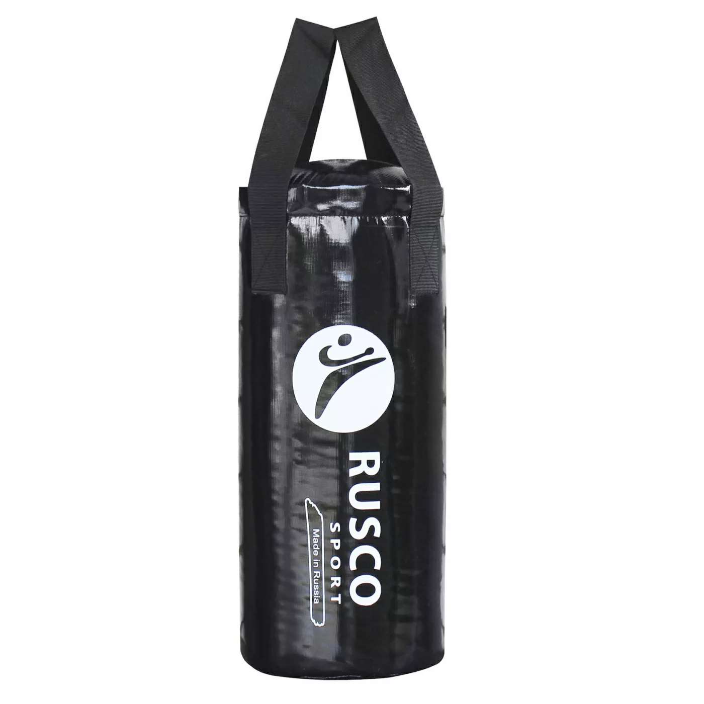 Реальное фото Мешок боксерский RuscoSport 16 кг (+/- 3 кг), 75 см, d-30 см черный 4777 от магазина СпортЕВ