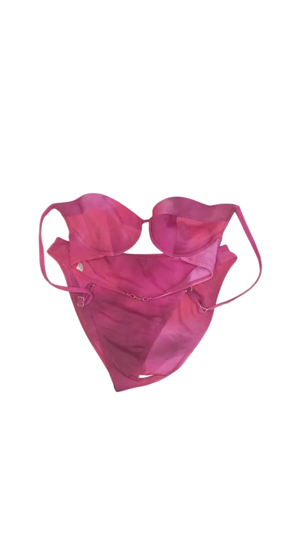 Реальное фото Купальник MarGen раздельный розовый 3-03 от магазина Спортев