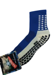 Носки футбольные нескользящие синий