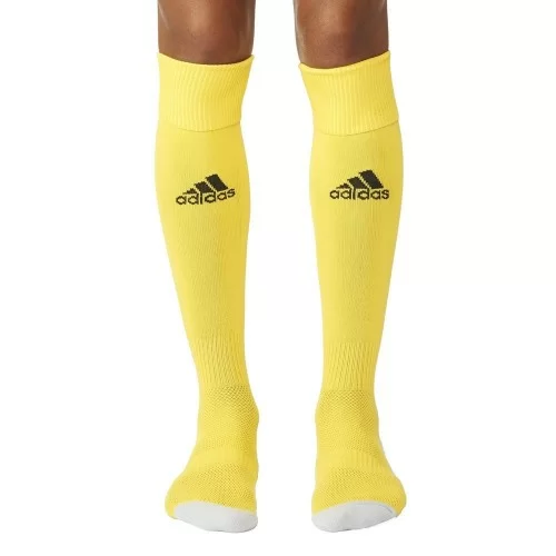 Реальное фото Гетры футбольные Adidas Milano 16 Sock желтый/белый AJ5909 от магазина СпортЕВ