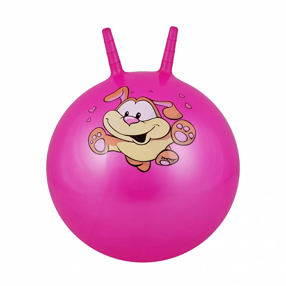Реальное фото Мяч-попрыгун 38 см (15") Body Form с 2 ручками pink BF-CHB02 от магазина СпортЕВ