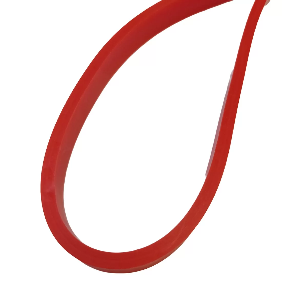 Реальное фото Эспандер петля резиновая 208х0,45х1,3 см 7-16 кг красный от магазина СпортЕВ