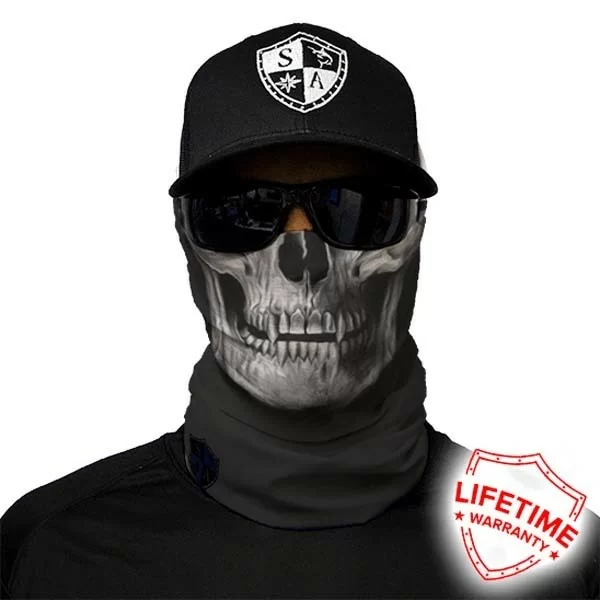 Реальное фото Шарф-маска (гейтер) SA Co. black skull SA-50215 от магазина СпортЕВ