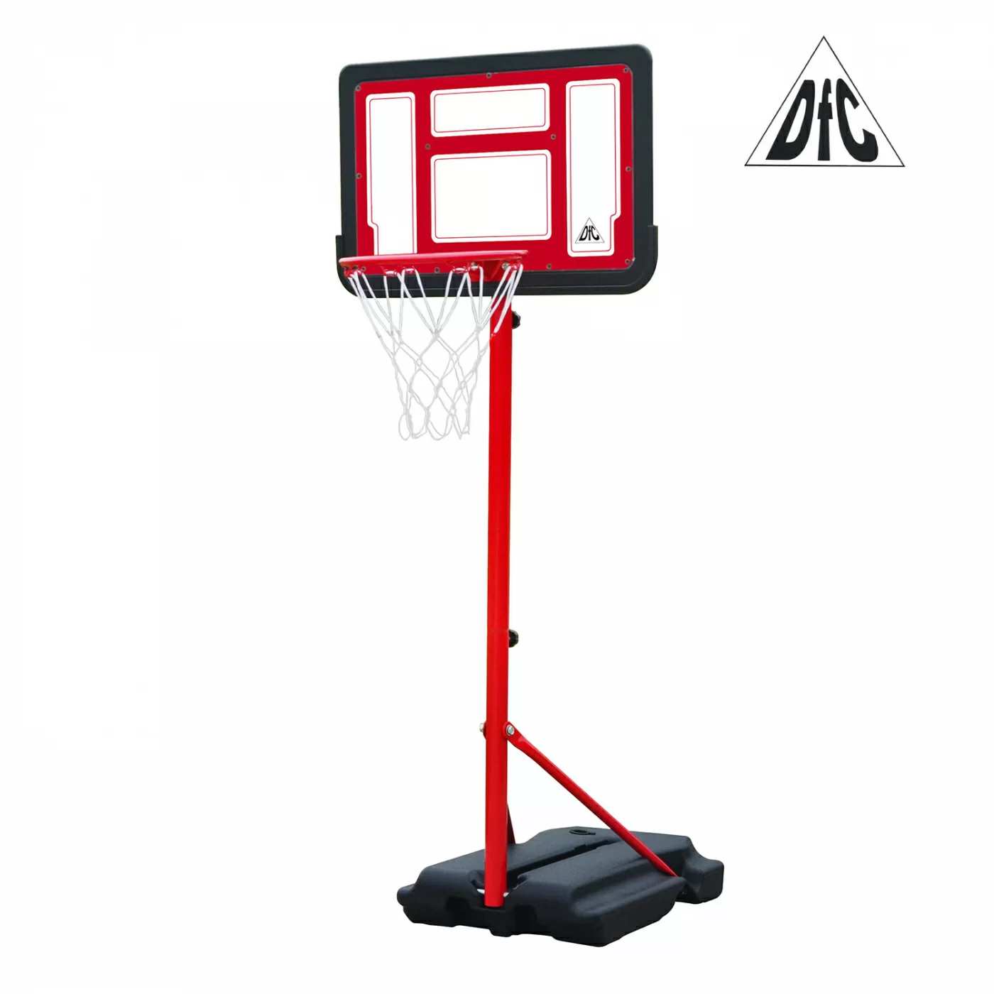 Реальное фото Мобильная баскетбольная стойка DFC KIDSB2 п/п черн.щит от магазина СпортЕВ