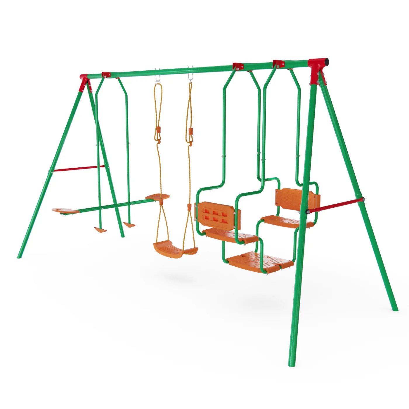 Реальное фото Качели тройные DFC SGL-01 от магазина Спортев