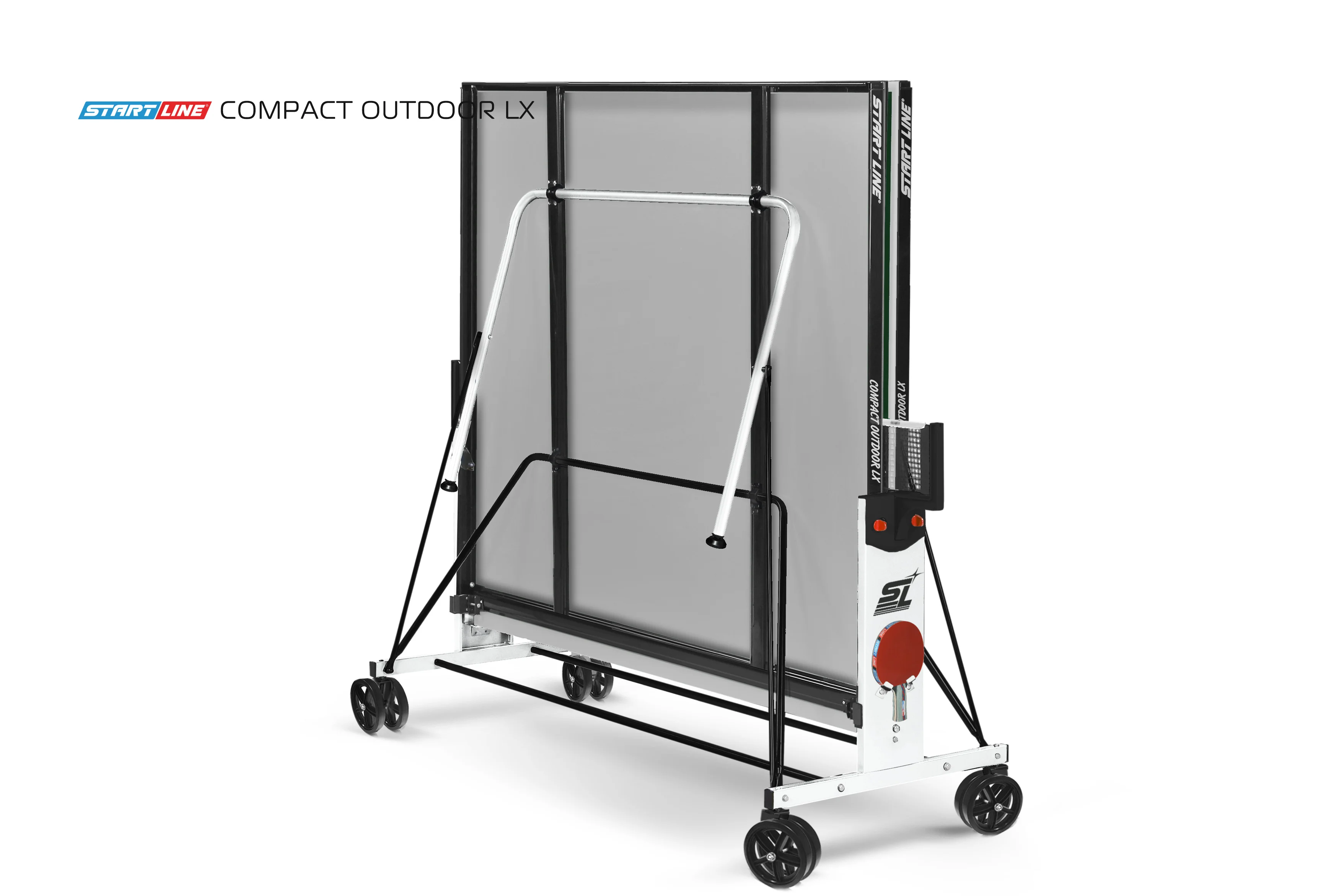 Стол теннисный Compact-2 LX Всепогодный Зелёный Реальное фото Стол теннисный Compact-2 LX Всепогодный Зелёный от магазина Спортев