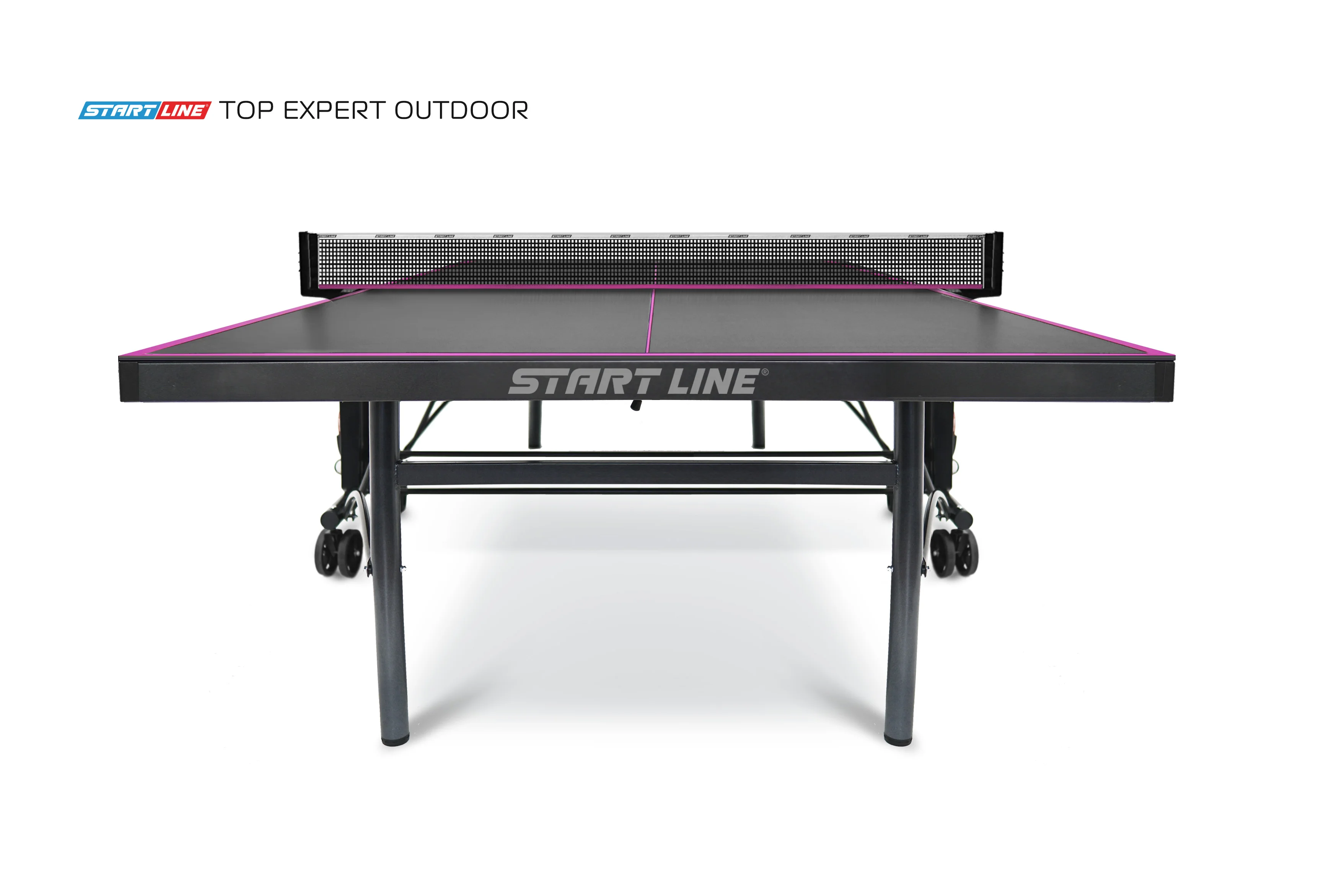 Реальное фото Стол теннисный Top Expert 6 Всепогодный Black от магазина Спортев