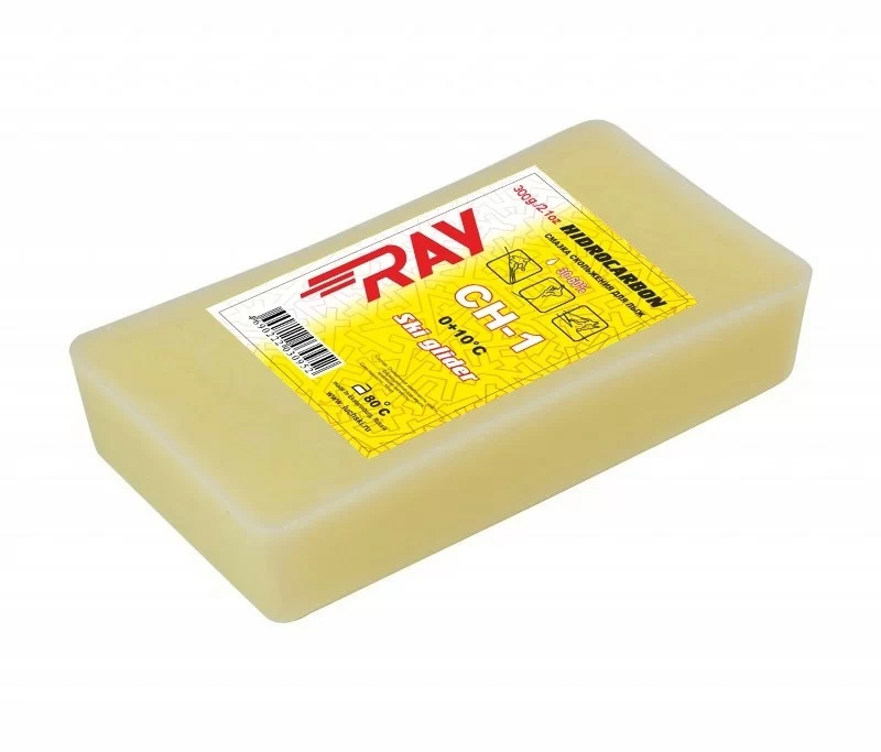 Реальное фото Парафин/мазь скольжения Ray CH-1 0..+10°С 300 г желтый CH-1-300 от магазина СпортЕВ