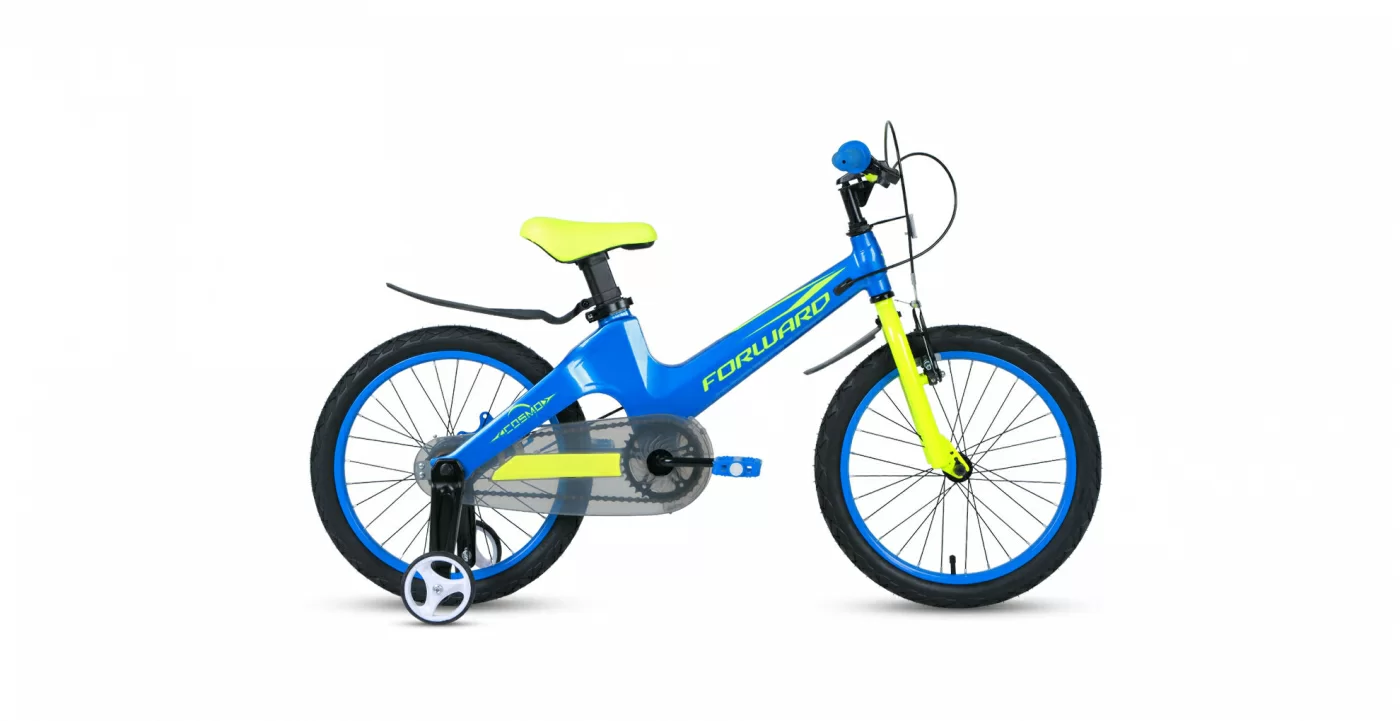Реальное фото Велосипед Forward Cosmo 18 2.0 (1ск) (2021) синий от магазина СпортЕВ