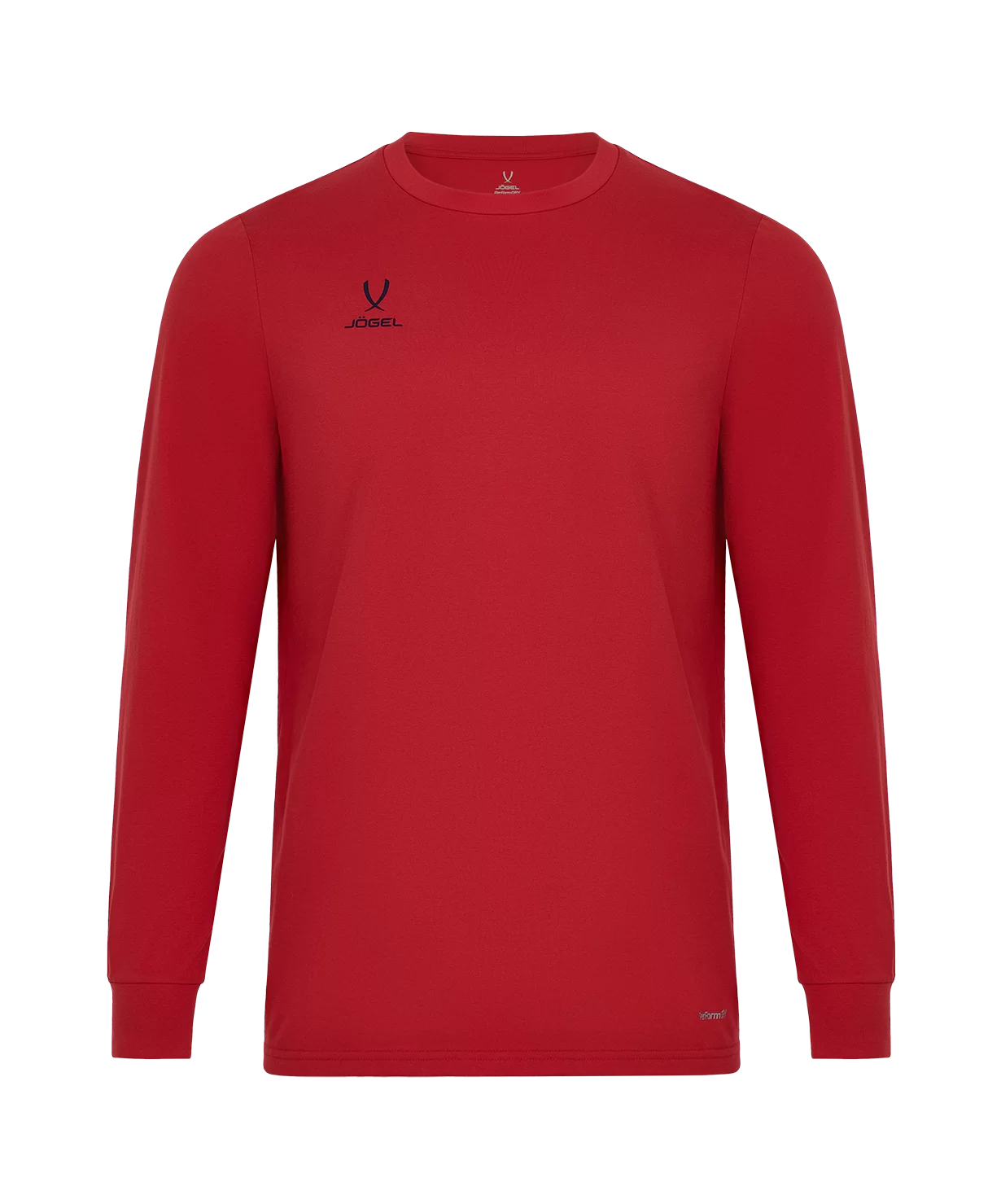 Реальное фото Футболка баскетбольная с длинным рукавом JÖGEL DIVISION PerFormDRY Pre-Match Longsleeve Jersey, красный от магазина Спортев