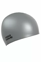 Шапочка для плавания Mad Wave Intensive grey M0535 01 0 17W