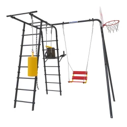 ROMANA Спорт (антрацит) (с цепными качелями) 103.20.07+1.Д-26.02