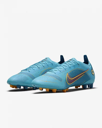 Реальное фото Бутсы Nike Vapor 14 Elite AG DJ2833-484 от магазина Спортев