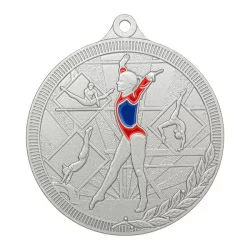 Медаль MZP 589-55/S гимнастика женская (D-55мм, s-2 мм)