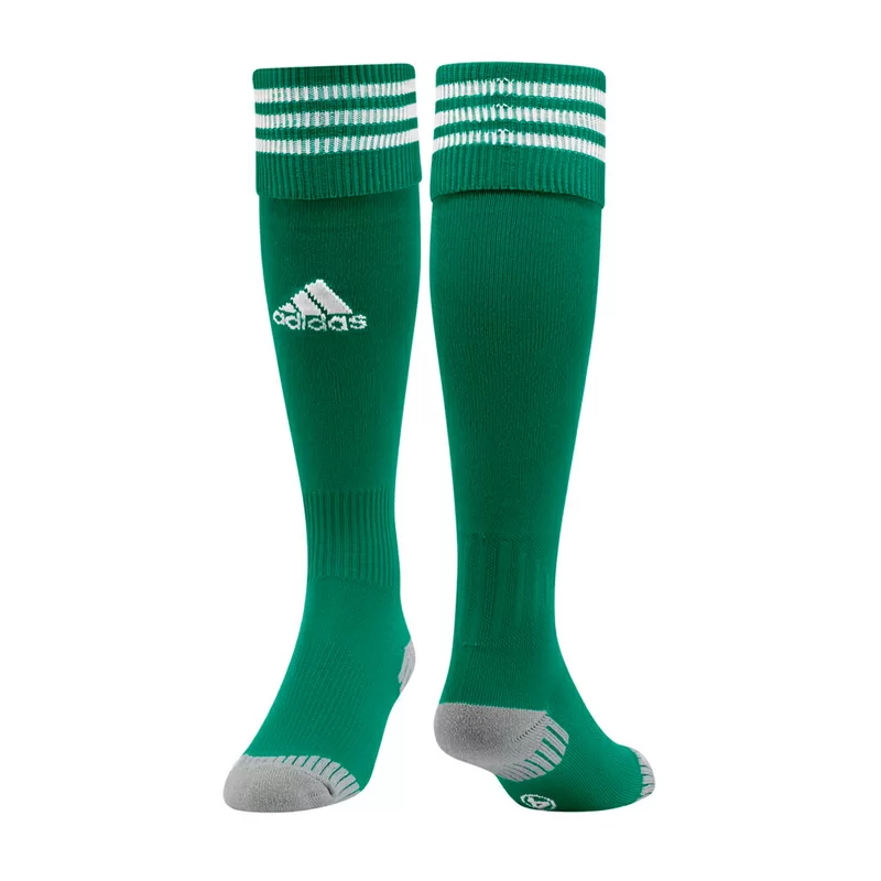 Реальное фото Гетры футбольные Adidas AdiSock 12 зеленый/белый X20996 от магазина СпортЕВ