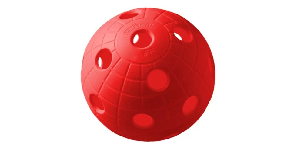 Реальное фото Мяч для флорбола Crater красный 51063 от магазина СпортЕВ