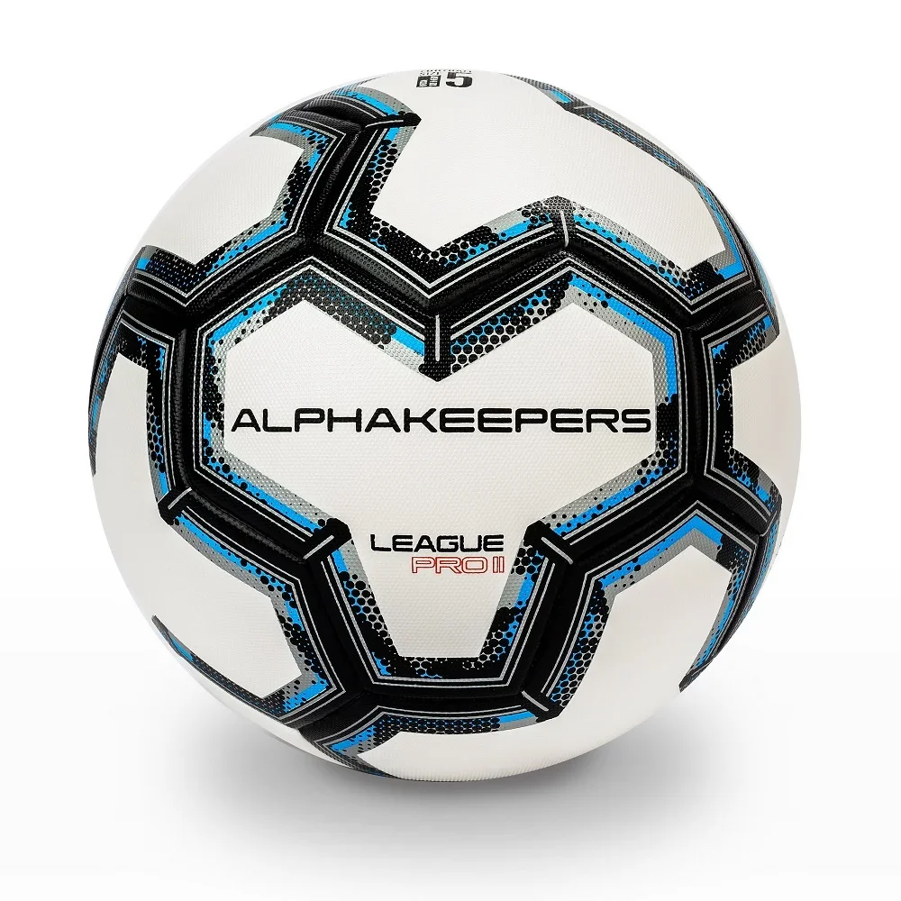 Мяч футбольный AlphaKeepers League Pro II 9502 №5 белый\черный 17108 Реальное фото Мяч футбольный AlphaKeepers League Pro II 9502 №5 белый\черный 17108 от магазина Спортев