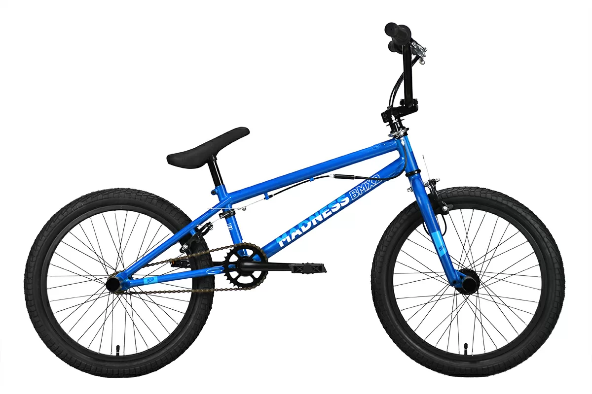Реальное фото Велосипед Stark Madness BMX 2 (2022) сине/белый от магазина СпортЕВ