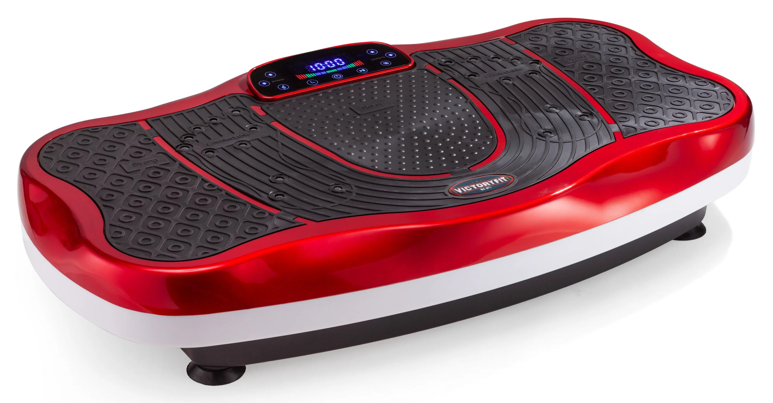 Реальное фото Виброплатформа VictoryFit VF-M620 (красная) от магазина Спортев