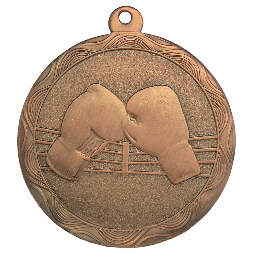 Реальное фото Медаль MZ 64-50/ВM бокс (D-50мм, s-2,5мм) от магазина Спортев