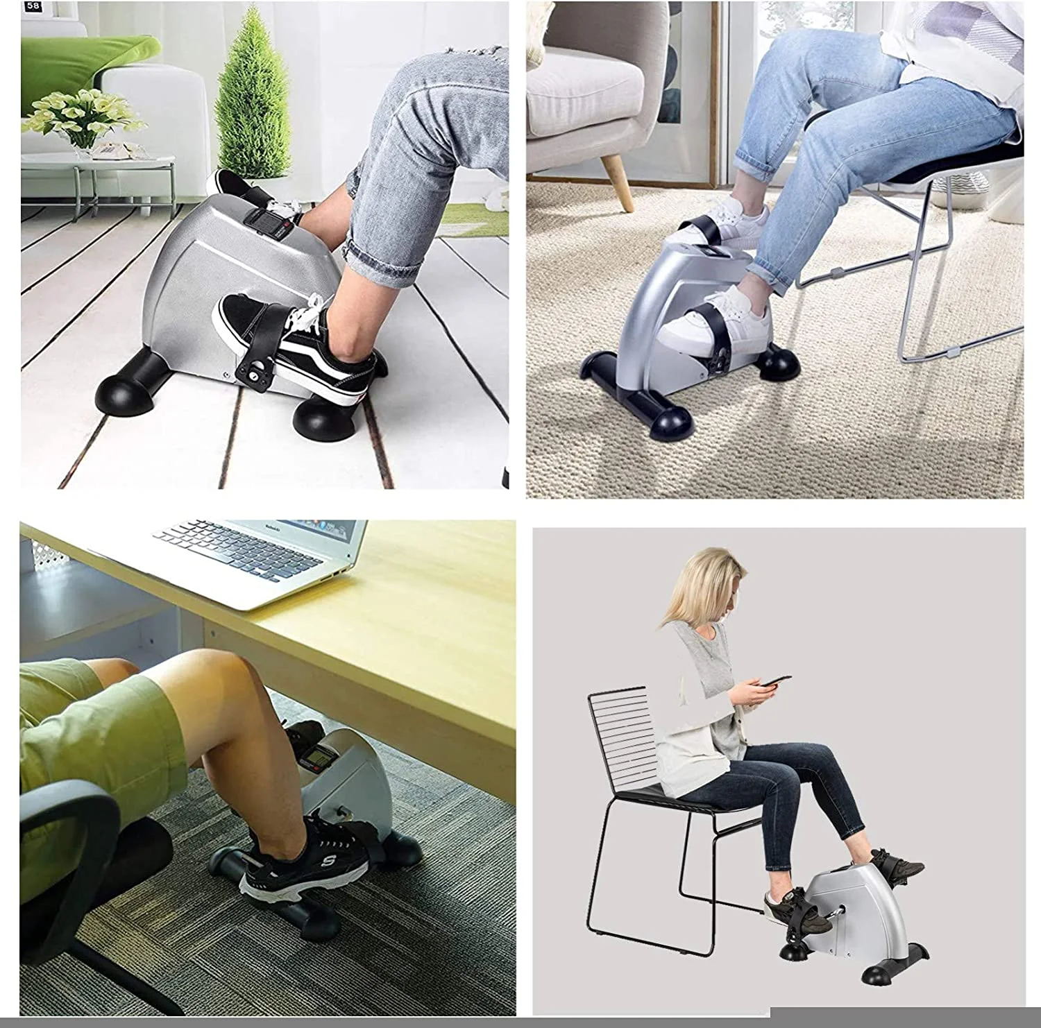 Реальное фото Велотренажер мини DFC B12G от магазина Спортев