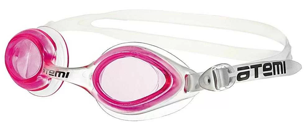Реальное фото Очки для плавания Atemi N7601 детские силикон розовые от магазина СпортЕВ