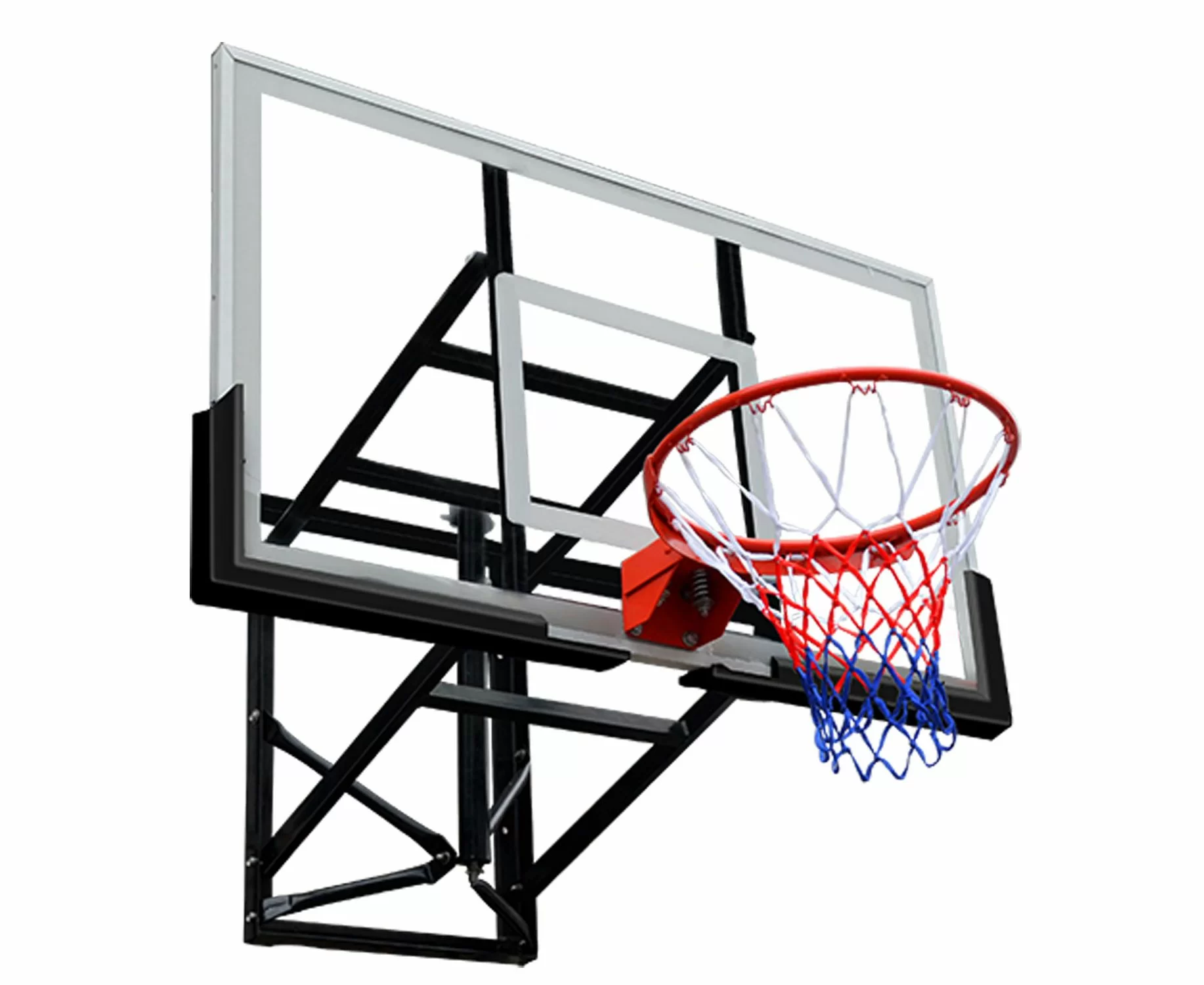 Реальное фото Баскетбольный щит DFC 136x80см поликарбонат BOARD54P (два короба) от магазина СпортЕВ