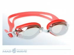 Очки для плавания Mad Wave Predator Mirror red M0421 05 0 05W